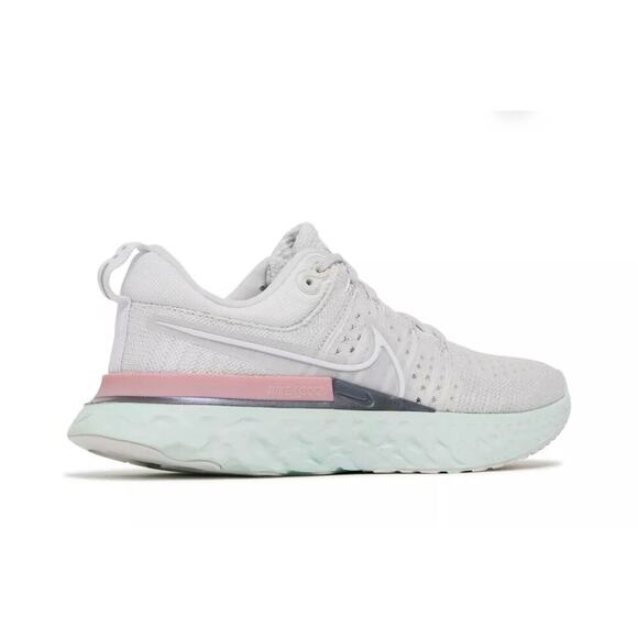Nike‎ Women's React Infinity Run Flyknit 2 Platinum Tint Size 7 Run Ct2423-007 - Picture 2 of 12